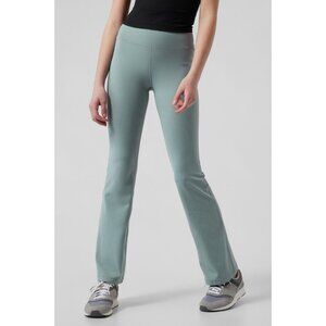 Athleta GIRL High Rise Chit Chat Flare Pant XL/14 Light Green #966583